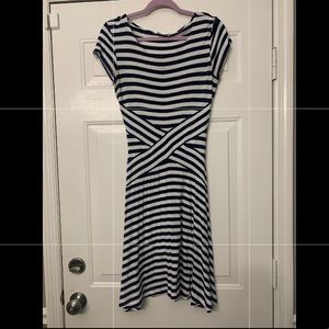 Net York and Co. medium stripe dress